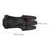 BESPORTBLE 5pcs Cowhide Archery Glove Bow Arrow Thumb Guard Youth Archery Glove Men Finger Tips Protector for view 3