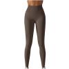 asntrgd High Waisted Yoga Pants Womens Tall Buttlifting Gym Tights Dressy Seamless Athletic Pants Dressy Bootcut Leggings view 1