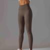 asntrgd High Waisted Yoga Pants Womens Tall Buttlifting Gym Tights Dressy Seamless Athletic Pants Dressy Bootcut Leggings view 4
