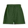 Women's Athletic Shorts Flowy Casual Wide Leg Cotton Loose Fit Plus Size Shorts with Pockets Workout Lightweight Shorts view 3