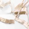 Womens Soft Pure Silk Bra Smooth Satin Comfort Sleep Bralette Sexy French Triangle Cup Bralette Summer Ultra-Thin Bras (Color : Blue, Size : X-Large) view 2