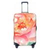 GFLFMXZW Travel Luggage Cover Peach Peony Suitcase Covers for Luggage Fashion Suitcase Protector Fits 18-32" Luggage view 1