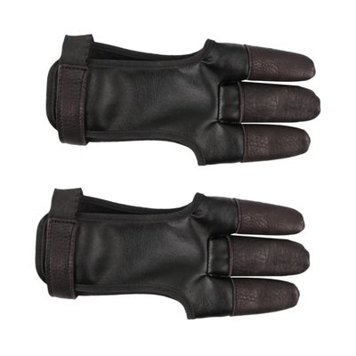 BESPORTBLE 2pcs Hunting Gloves Finger Guards Finger Tab for Recurve Soft and Reusable Saver Glove