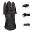 BESPORTBLE 2pcs Hunting Gloves Finger Guards Finger Tab for Recurve Soft and Reusable Saver Glove view 3