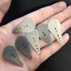 KTGCOZS Pack of 50 DIY Bend Stainless Steel Swim Jig Blades, Jig Dancer Blades view 4