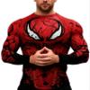 Red Plume Mens Athletic Long Sleeve Compression Shirts/Mens Cool Compression Top for Sports view 1