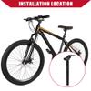 Hihaha Bicycle Seat Post / Inner Adjustable Bike Seat for MTB Mountain Bike / Durable Aluminum Alloy Iron 27.2x300mm / 1Pcs Black view 2