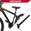 Hihaha Bicycle Seat Post / Inner Adjustable Bike Seat for MTB Mountain Bike / Durable Aluminum Alloy Iron 27.2x300mm / 1Pcs Black view 3