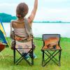 Qilmy Running Herds of Horses Portable Camping Chairs,Outdoor Collapsible Chair Sports Garden Beach Fishing,Supports up to 250lbs672 view 2