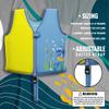 Toddler Swim Vest Floaties Jackets for Kids Pool Float Training to Swim or Fishing 33-60 lbs Boys Girls Vest (Yellow/Shark, Medium) view 3