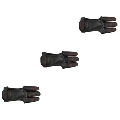 BESPORTBLE 3pcs Glove Recurve Finger Guards Soft Thumb Glove for Hunting Accessory to Protect Fingers