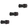 BESPORTBLE 3pcs Glove Recurve Finger Guards Soft Thumb Glove for Hunting Accessory to Protect Fingers