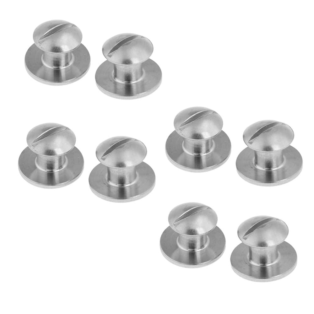 ALOEU 8 Pack Scuba Dive Book Screws for Back Plate, Underwater Accessories Assembly Attachment Hardware