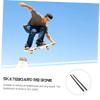 Yardwe 4pcs Skateboarding Accessories Cover Rib Skater Trainers for Skateboards Sturdy Rib Bone Rail Replacement view 3