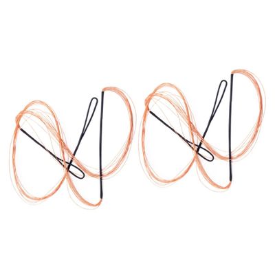 BESPORTBLE 2 Pcs Nylon Bowstring 12 Strand String Accessories Hunting Release String d Loop Easy Length Adjustment Use