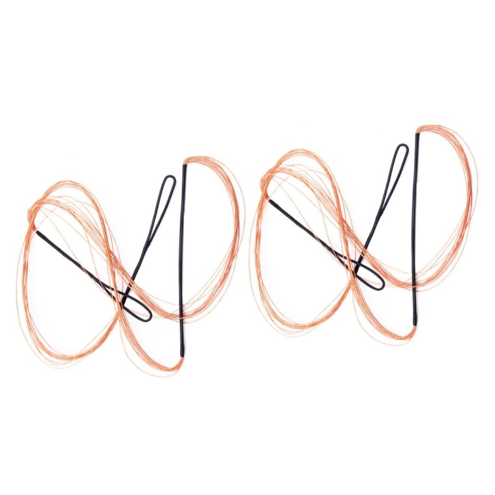 BESPORTBLE 2 Pcs Nylon Bowstring 12 Strand String Accessories Hunting Release String d Loop Easy Length Adjustment Use