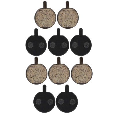 5Pairs Bike Brake Pads - Disc Brake Pads, Mountain Bike Brake Pads, High-Performance Resin Semi-Metal Disc Brake Pads Replacement for Bicycle and Mountain Bike, Easy Install