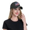 American Flag and Costa Rica Flag Baseball Cap Adjustable Fashion Casquette Casual Duck Tongue Hat for Men Women26 Black view 2