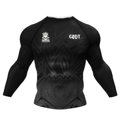 Red Plume Mens Athletic Long Sleeve Compression Shirts/Mens Cool Compression Top for Sports