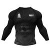 Red Plume Mens Athletic Long Sleeve Compression Shirts/Mens Cool Compression Top for Sports view 1