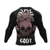 Red Plume Mens Athletic Long Sleeve Compression Shirts/Mens Cool Compression Top for Sports view 3