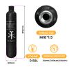 TUXING Carbon Fiber PCP Paintball Tank 0.58L 4500psi CE Approved Composite Cylinder with Paintball Regulator Valve Regulator Gauge Output Pressure:2200psi-M18*1.5 view 2