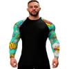 Red Plume Mens Athletic Long Sleeve Compression Shirts/Mens Cool Compression Top for Sports view 1