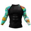 Red Plume Mens Athletic Long Sleeve Compression Shirts/Mens Cool Compression Top for Sports view 3