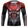 Red Plume Mens Athletic Long Sleeve Compression Shirts/Mens Cool Compression Top for Sports view 1