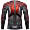 Red Plume Mens Athletic Long Sleeve Compression Shirts/Mens Cool Compression Top for Sports view 3