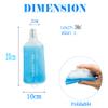AXEN 250ML Soft Flask, TPU Foldable Running Hydration Flask, Soft Collapsible Water Bottle for Hydration Pack Cycling Marathon Running Hiking view 2