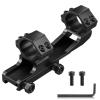 KKIKK 1 inch Scope Mount, 7075 Aviation Aluminum Sporting Optics, Cantilever Scope Mounts for Picatinny Rail view 1