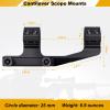 KKIKK 1 inch Scope Mount, 7075 Aviation Aluminum Sporting Optics, Cantilever Scope Mounts for Picatinny Rail view 3