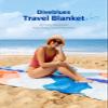 Diveblues Beach Picnic Blanket, Dual Layer, Sandproof Water Resistant Beach Blanket, Packable, Washable, Great for Camping, Outdoors, Festivals, 71"x95" Large Size for Family Trip view 2