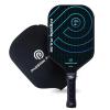 2025 Pickleball Paddle,Raw Carbon Fiber SurfaceCFS 16mm High Grit & Spin, V6 Pro Pickleball Rackets Designed for Ultimate Spin & Consistency- Includes Paddle CoverBlack&Blue view 1