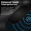 2025 Pickleball Paddle,Raw Carbon Fiber SurfaceCFS 16mm High Grit & Spin, V6 Pro Pickleball Rackets Designed for Ultimate Spin & Consistency- Includes Paddle CoverBlack&Blue view 2