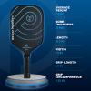 2025 Pickleball Paddle,Raw Carbon Fiber SurfaceCFS 16mm High Grit & Spin, V6 Pro Pickleball Rackets Designed for Ultimate Spin & Consistency- Includes Paddle CoverBlack&Blue view 4