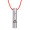 Boundless Voyage Titanium Whistle Emergency Survival Safety Whistles with Lanyard Loud for Outdoor Camping Hiking Coaches Training Sports Keychain Whistle (1 PCS - Ti9018) view 1