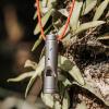Boundless Voyage Titanium Whistle Emergency Survival Safety Whistles with Lanyard Loud for Outdoor Camping Hiking Coaches Training Sports Keychain Whistle (1 PCS - Ti9018) view 2