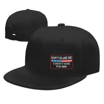 Adjustable Don't Blame Me I Didn't Vote for Joe Biden Hat Adult Casual Flat Bill Baseball Cap Trucker Caps for Sports Outdoor26 Black