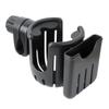 Yardwe Adjustable Bike Handlebar Cup Holder Clamp Cell Phone Holder Mount Kettle Shelf view 1