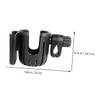 Yardwe Adjustable Bike Handlebar Cup Holder Clamp Cell Phone Holder Mount Kettle Shelf view 2