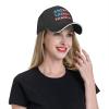 America Needs Farmers Flag Make Farmers Great Again Baseball Cap Adjustable Fashion Casquette Casual Duck Tongue Hat for Men Women16 Black view 2