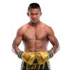 BUAKAW Muay Thai Boxing Gloves, Pro Training & Sparring, for Men & Women | Premium Quality Leather Kickboxing, MMA, Punching Bag Gloves (Gold/Gold, 12 Oz) view 3