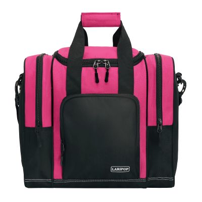 LARIPOP Bowling Ball Bag - Single Ball Tote with Padded Holder - Fits Shoes up to Mens Size 14 and Accessories