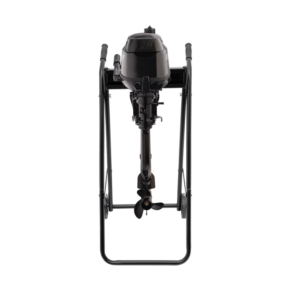 Foldable Outboard Boat Motor Stand Outboard Boat Engine Carrier with 1.3mm/0.05inch Steel Pipe Thickness Boat Motor Trolley Suitable For Outboard Motors Within 30 Horsepower