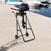 Foldable Outboard Boat Motor Stand Outboard Boat Engine Carrier with 1.3mm/0.05inch Steel Pipe Thickness Boat Motor Trolley Suitable For Outboard Motors Within 30 Horsepower view 2