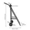 Foldable Outboard Boat Motor Stand Outboard Boat Engine Carrier with 1.3mm/0.05inch Steel Pipe Thickness Boat Motor Trolley Suitable For Outboard Motors Within 30 Horsepower view 4