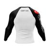 Red Plume Mens Athletic Long Sleeve Compression Shirts/Mens Cool Compression Top for Sports view 3
