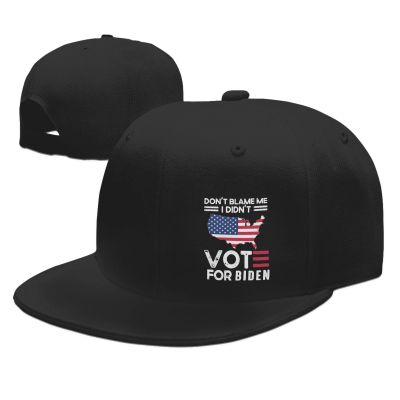 Adjustable Don't Blame Me I Didn't Vote for Joe Biden Hat Adult Casual Flat Bill Baseball Cap Trucker Caps for Sports Outdoor41 Black